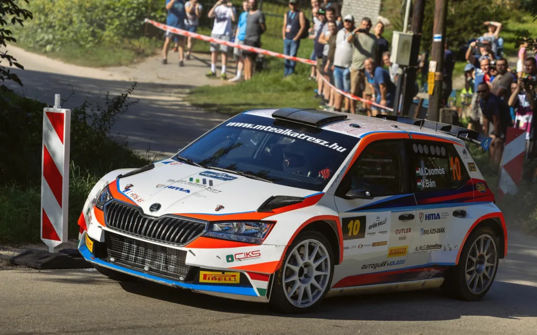 Csomós Miklós és Bán Viktor nyerte a WHB Győr Rallyt, Vincze Ferenc és Percze Nándor magyar bajnok