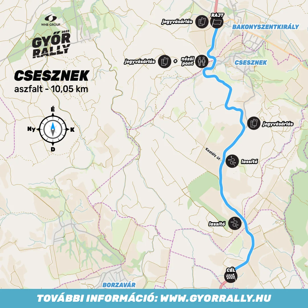 WHB Győr Rally 2023 - Csesznek gyorsasági
