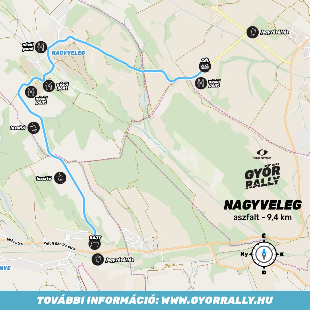WHB Győr Rally 2023 - Nagyveleg gyorsasági