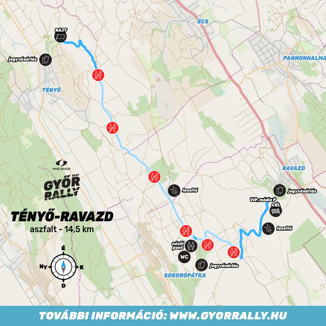 WHB Győr Rally 2023 - Tényő-Ravazd gyorsasági